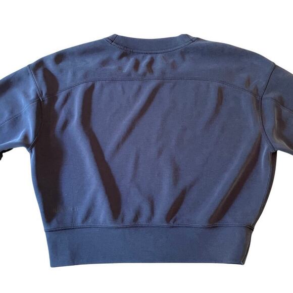 Lululemon Softstreme Crew Pullover Sweatshirt Gray Size 2 750E - Picture 11 of 12